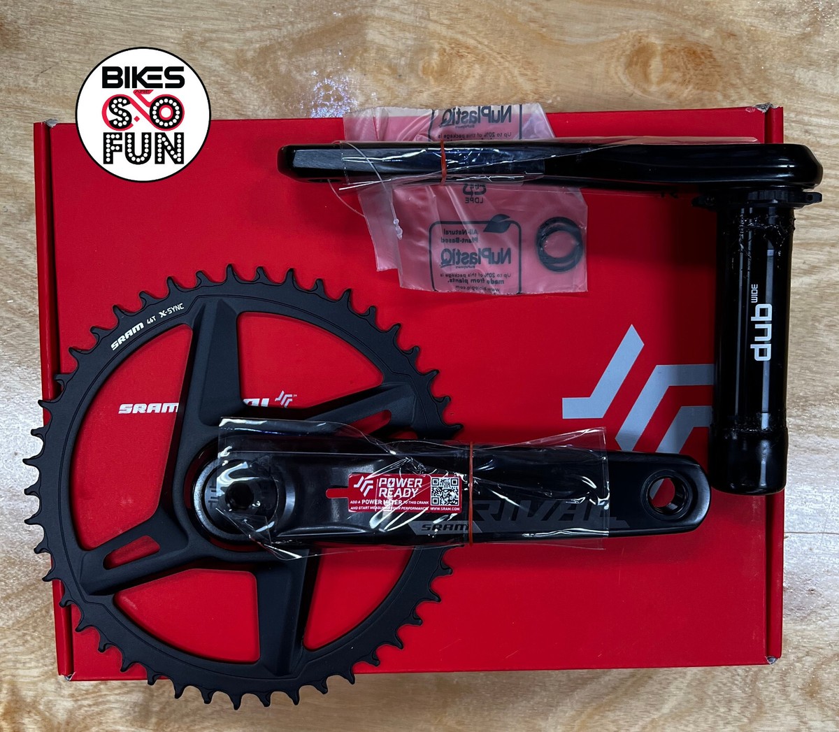 NEW (Damaged Packaging) SRAM Rival 1 Crankset, 172.5, 46T, D1 DUB 