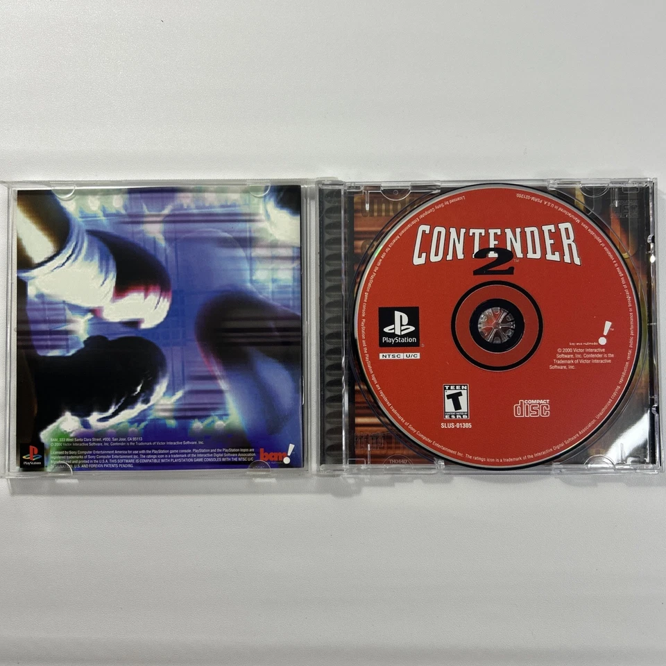 Contender 2 Sony PlayStation 1, 2000 PS1 Complete CIB Tested & Works - Image 2 of 4
