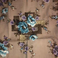 Barkcloth Vintage NEW Vintage 2 Separate Pieces