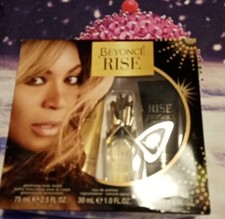 Beyonce Rise 30ml Perfume Shower Gel 75ml Body Lotion 75ml Gift Set