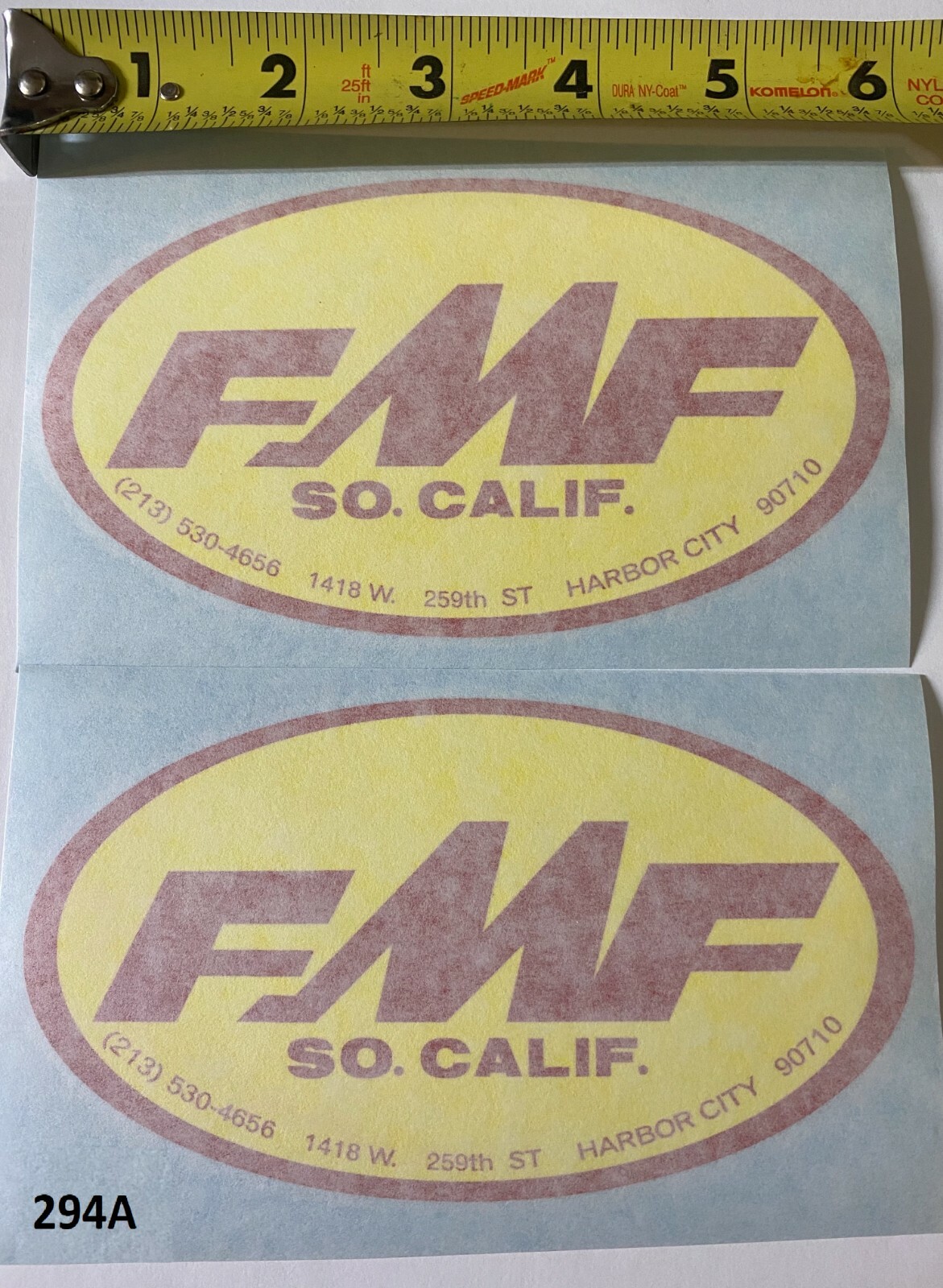 2! VMX FMF large decal sticker Vintage RM YZ KX CR 125 250 360 400 500