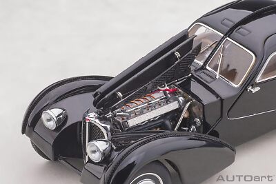AutoArt 1/43 Bugatti Type 57SC Atlantic 1938 Black/Disc Wheel