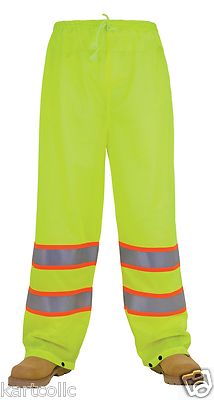 HI-VIZ LIME GREEN MESH PANTS - CLASS E -2XL