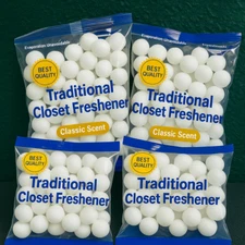 Freshener Balls  Sealed Storage Packs 50/100/200/400 Classic Scent Closet