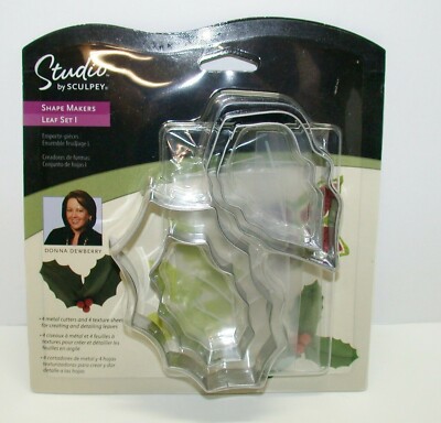 Studio by Sculpey Donna Dewberry ~ Shape Makers Leaf Set I **NEW**