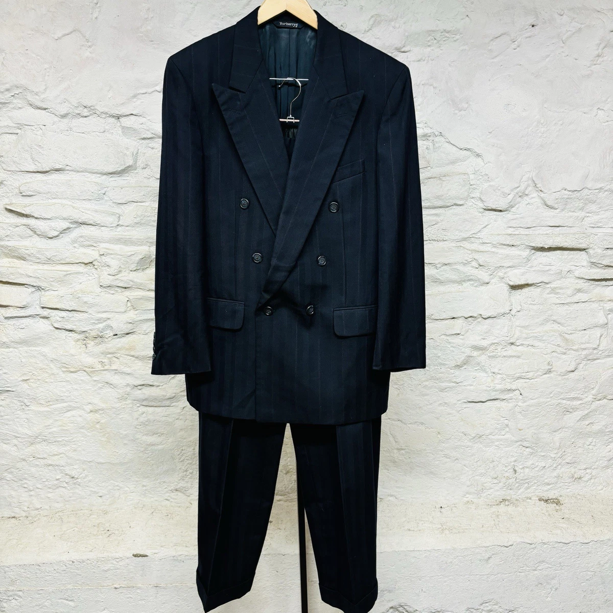 Burberry Wool Double-Breasted Suits & Blazers for Men for sale | eBay