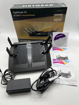 NETGEAR Nighthawk AC3200 X6 Tri-Band-WLAN Router (R8000), sehr guter Zustand