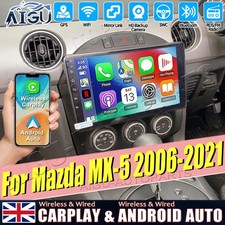 4+64GB CarPlay GPS DAB+ FM Android 14 For Mazda MX-5 2006-2021 Car Stereo Radio