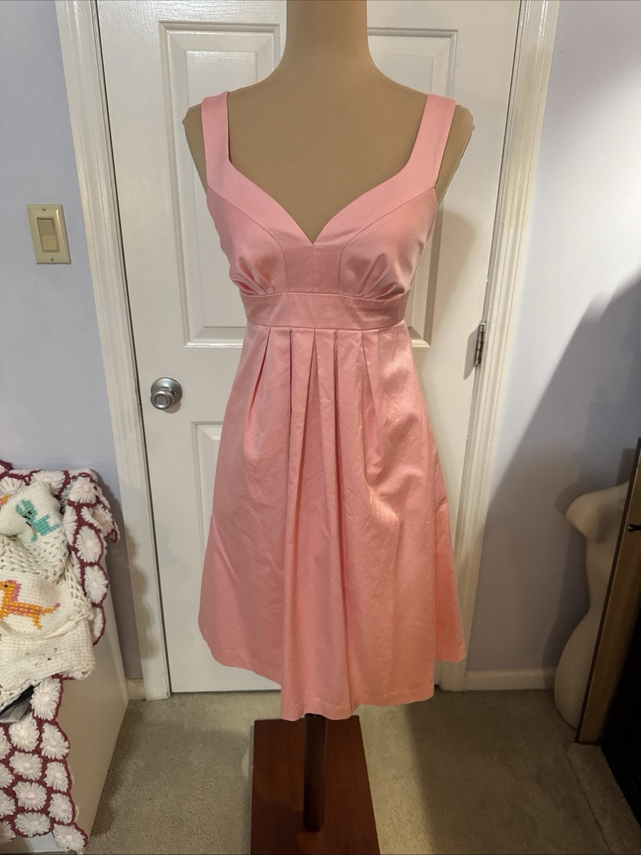 cotton candy pink bridesmaid dresses sateen sleeveless short dress Size 2 David's Bridal Ideal for shoppers seeking SIZE:4S-1M-3L AddTopShortMOB Azazie BRIDE Midi Dress |
