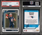 2024 DONRUSS OPTIC DRAKE MAYE RC # 229 PSA 9 MINT PATRIOTS