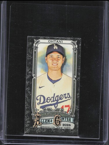 2025 Topps Allen & Ginter Shohei Ohtani #132 Mini Black Border Dodgers
