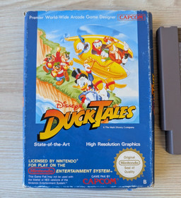 Disney's DuckTales NES Nintendo Game Cartridge, Manual & Box (Capcom 1989)