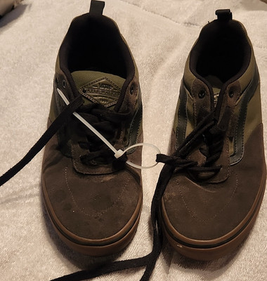 Vans Kyle Walker Pro Skateboarding Shoes Brown Men's US Size 9 Lightly Worn