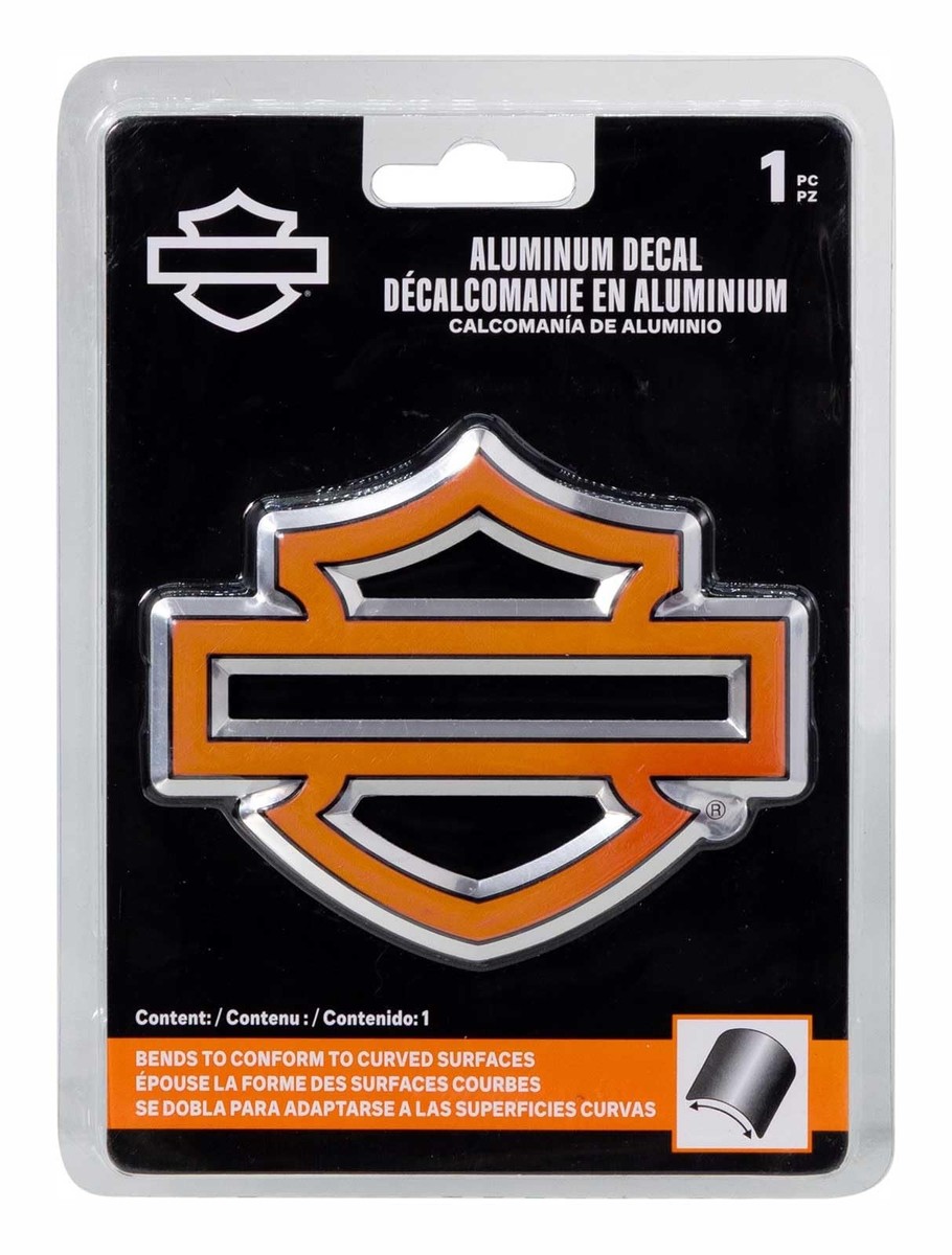 041750 Harley-Davidson Aluminum Bendable Bar & Shield Logo Emblem