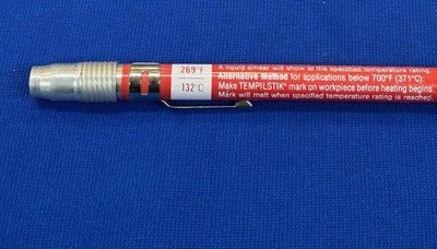 Tempilstik Temperature Indicator  269F  Tempil Crayon Temp Marker Stick