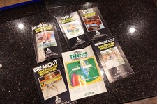 6  Vintage Atari 2600 Video Game Computer TV ...