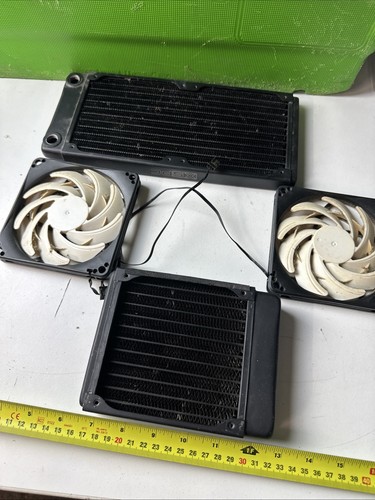 XSPC Ultrathin Radiator & Fan Joblot Bundle Wholesale Pc Parts XS PC UNTESTED