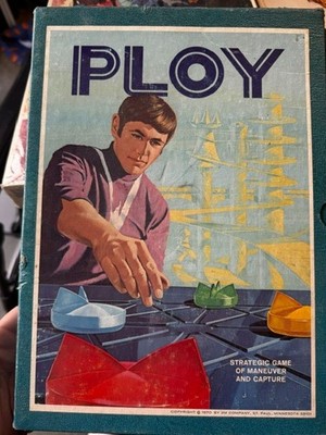 Vintage 1970 3M PLOY Bookshelf Strategy Game Sid Sackson Incomplete
