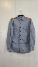 Vintage Polo Ralph Lauren Western Aztec Patchwork Front Pockets Shirt Size Small