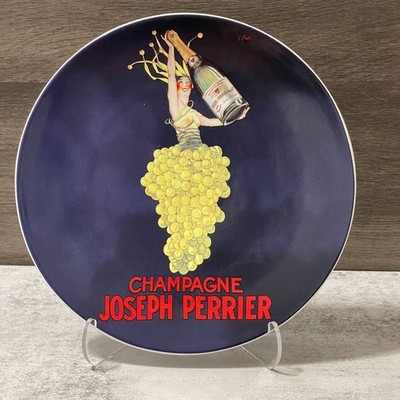 Vintage 2002 Pottery Barn Bubbly Series Joseph Perrier Champagne 8'' Salad Plate