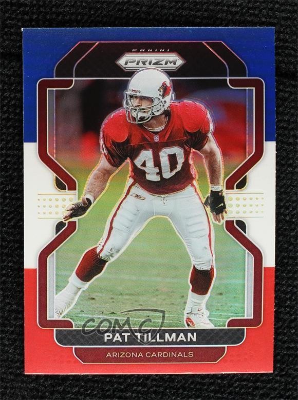 2021 Panini Prizm Red White & Blue Prizm Pat Tillman #83 18aq