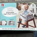 Healthy Habits Disposable High Chair Covers 12 Pack Blue Box MPN 1561