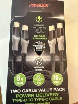 Power Cell TYPE-c to Type C Cable Fast Charging Cord for Iphone Android