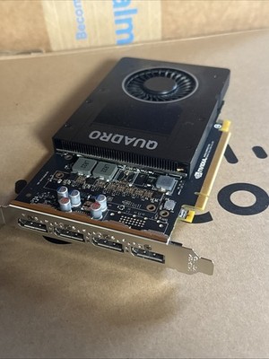 NVIDIA Quadro P2000 5GB GDDR5 4x DisplayPort GPU Video Graphics Card    