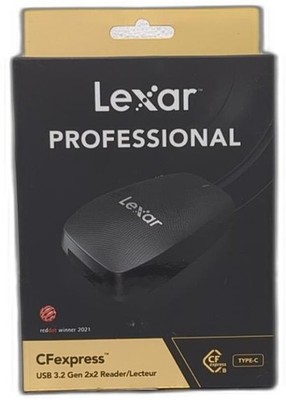 Lexar Professional Cfexpress Type B Usb 3.2 Gen 2x2 Reader, Up To 1700mb/s Read