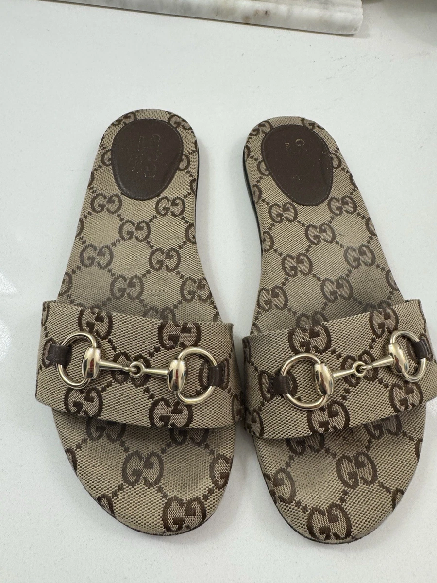 Gucci Slide Low (1-1.9 in) Heel Height Sandals for Women for sale