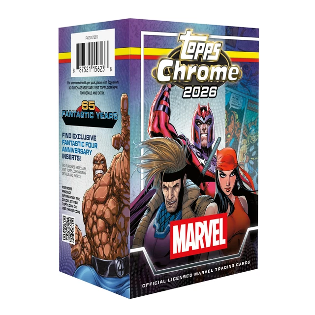 2026 Topps Chrome® Marvel Comics - Value Box Sealed