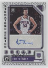 2023-24 Panini Donruss Optic Signature Series Filip Petrusev #SS-PET Auto 1e3h