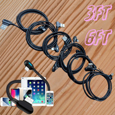 90  Right Angle USB Charger Cable Fast Charging Cord For iPhone 14 13 12 11 8 XR