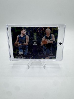2024-25 Donruss Optic Luka Doncic Jason Kidd Optical Illusions Hyper Blue /175