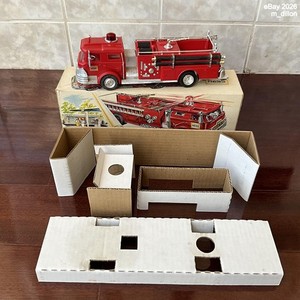 1970 Marx Hess Toy Fire Truck in Original Box w/ Inserts - Lights & Motor Works