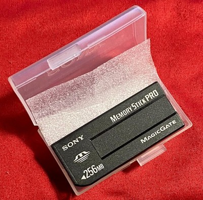 Sony Memory Stick Pro Magic Gate 256MB - MSX-256S Camera Memory Card #A825F5A