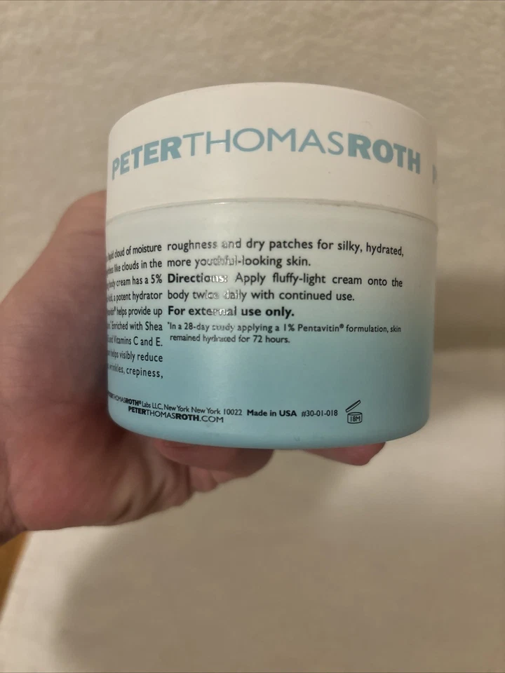 Crema corporal hidratante nube hialurónica Peter Thomas Roth Water Drench 8 OZ nueva Foto 4 de 4