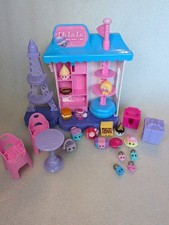 Shopkins World Vacation Oh La La Macaron Cafe Paris France Play Set Extras