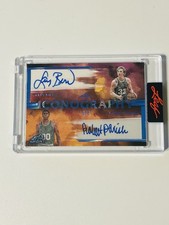 2023 LEAF ICONOGRAPHY BASKETBALL- LARRY BIRD/ROBERT PARISH - DUAL AUTO - 6/7🔥🔥