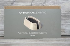 HumanCentric Vertical Laptop Stand in Maple Wood