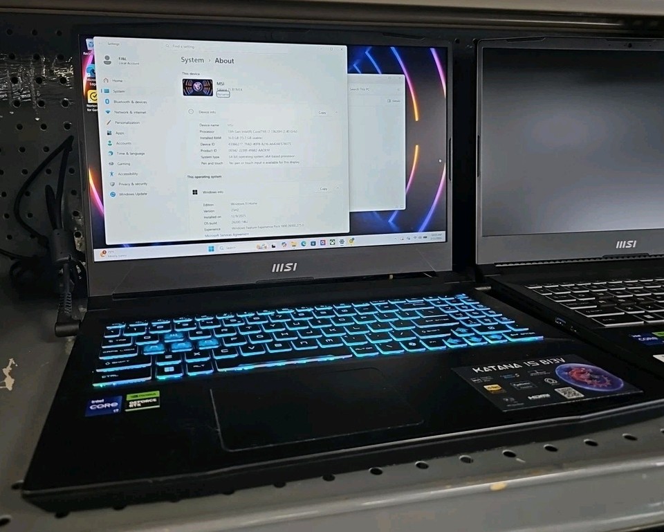 Portatile MSI Katana 15 B13V 13a generazione i7