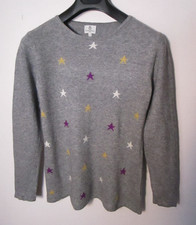 Benedetta B M Jumper With Wool Cashmere Grey  Star Front Jumper