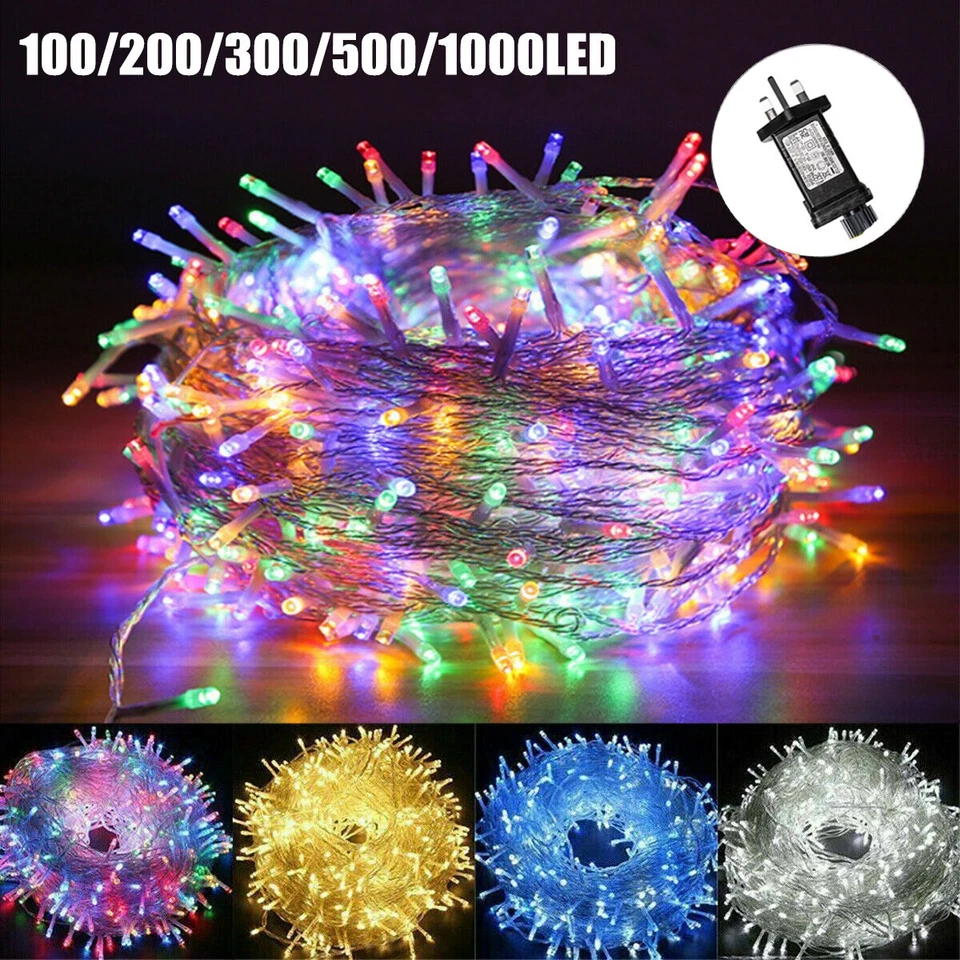 NONMON Fairy String Lights 2-100m Mains Plug In/Battery/Solar Christmas In/Outdoor Xmas