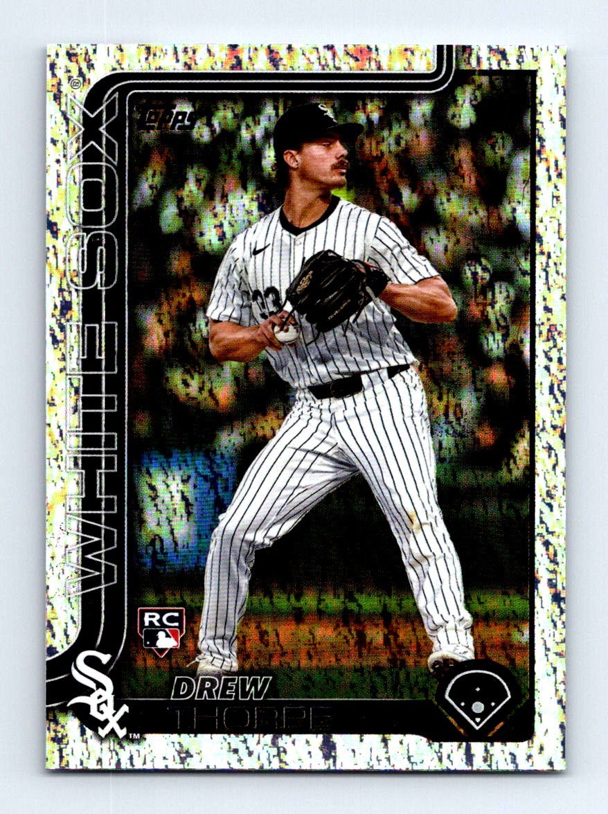 #320 2025 Topps HOLOFOIL Drew Thorpe RC Chicago White Sox