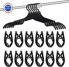 Portable Folding Clothes Hangers Travel Essentials Foldable Drying Rack 12 PCS