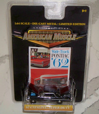 Ertl American Muscle 164 1962 Pontiac Catalina Super Duty Black 0408