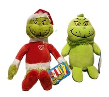 Dr. Seuss How The Grinch Stole Christmas 16 Inch Aurora Grinch Plush Toy Set