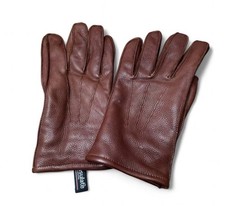Vintage Thinsulated Deerskin Gloves Mens XL Light Brown Soft Supple Lined