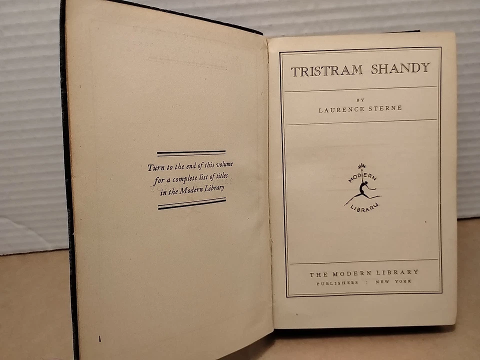 Tristam Shandy by Laurence Sterne - First Modern Library Edition - 1928 - Cloth - Image 3 of 4