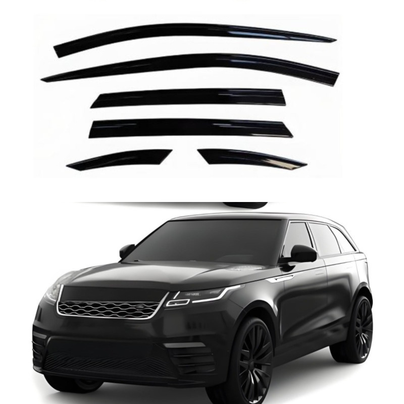 6 piece Auto Clover Wind Deflectors For Range Rover Evoque 2011-2018
